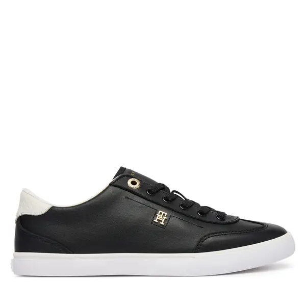 Tommy Hilfiger Tenisice Tommy Hilfiger Th Chic Low Profile Vulc FW0FW09104 Crna