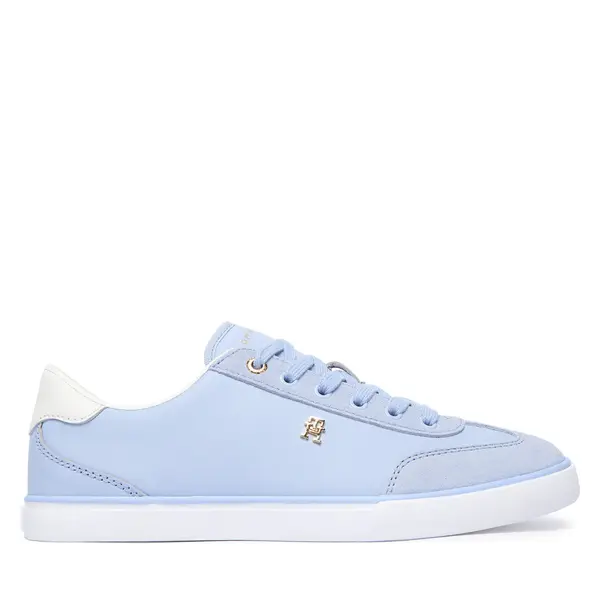 Tommy Hilfiger Tenisice Tommy Hilfiger Th Chic Low Vulc FW0FW09391 Svijetlo plava