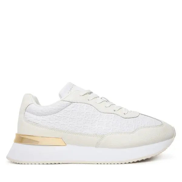 Tommy Hilfiger Tenisice Tommy Hilfiger Th Chic Monogram Runner FW0FW09464 Bijela