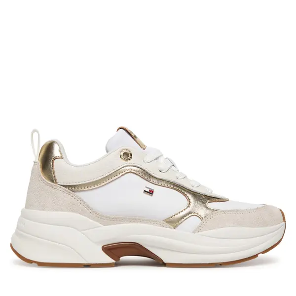 Tommy Hilfiger Tenisice Tommy Hilfiger Th Chunky Runner Metallic FW0FW09204 Écru