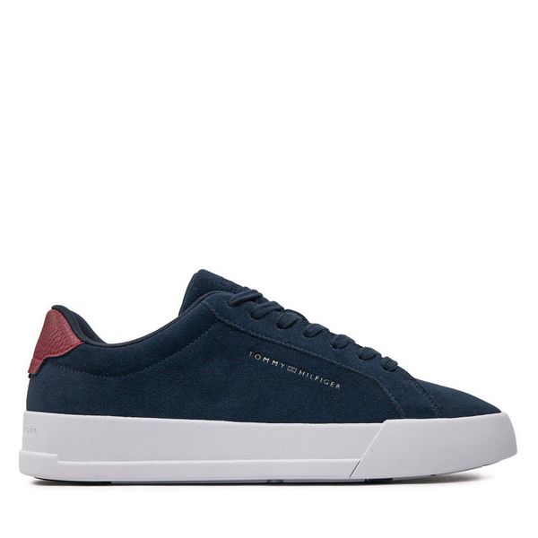 Tommy Hilfiger Tenisice Tommy Hilfiger Th Court Better Suede FM0FM04973 Tamnoplava