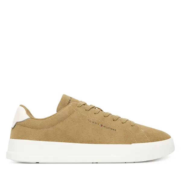 Tommy Hilfiger Tenisice Tommy Hilfiger Th Court Core Suede FM0FM05716 Smeđa