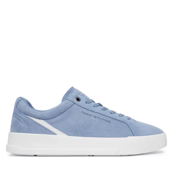 Tommy Hilfiger Tenisice Tommy Hilfiger Th Court Premium Suede FM0FM05880 Plava