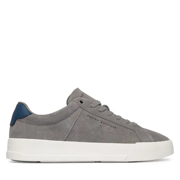 Tommy Hilfiger Tenisice Tommy Hilfiger Th Court Suede FM0FM05824 Siva