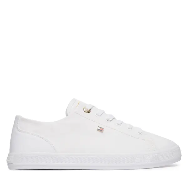 Tommy Hilfiger Tenisice Tommy Hilfiger Th Foxing Sneaker Canvas FW0FW09170 Bijela