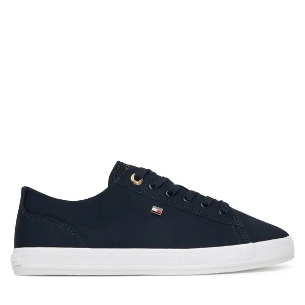 Tommy Hilfiger Tenisice Tommy Hilfiger Th Foxing Sneaker Canvas FW0FW09170 Tamnoplava