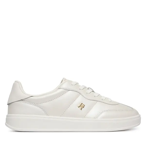 Tommy Hilfiger Tenisice Tommy Hilfiger Th Heritage Shiny Sneaker FW0FW09179 Bijela