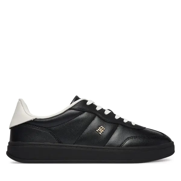 Tommy Hilfiger Tenisice Tommy Hilfiger Th Heritage Shiny Sneaker FW0FW09179 Crna