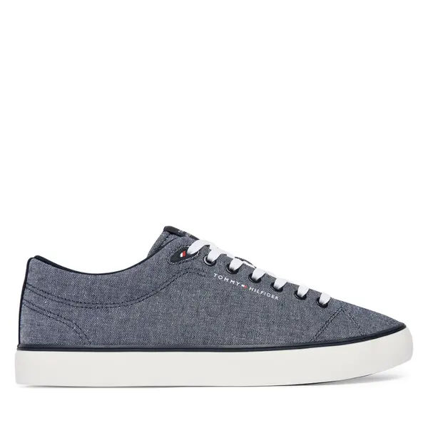 Tommy Hilfiger Tenisice Tommy Hilfiger Th Hi Vulc Core Low Chambray FM0FM05818 Plava