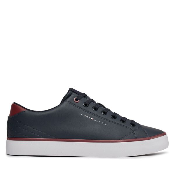 Tommy Hilfiger Tenisice Tommy Hilfiger Th Hi Vulc Core Low Leather FM0FM05041 Desert Sky DW5