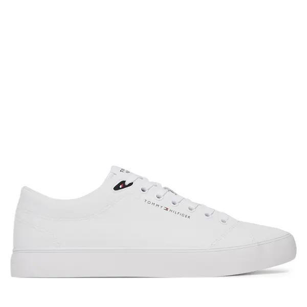Tommy Hilfiger Tenisice Tommy Hilfiger Th Hi Vulc Core Low Lth Ii Ess FM0FM05511 Bijela