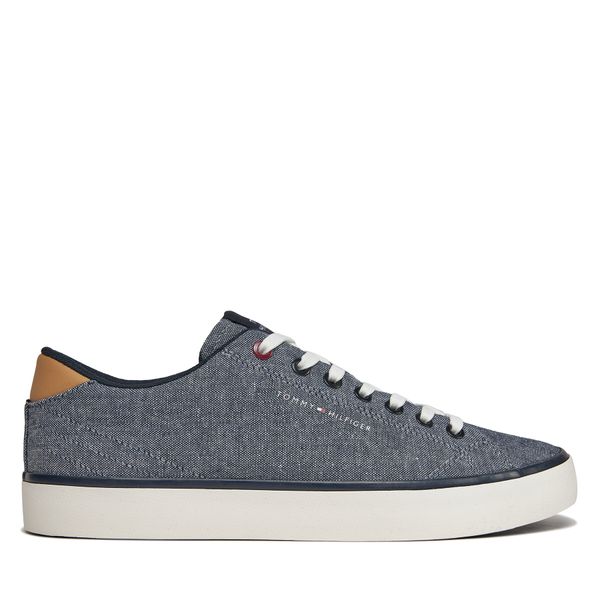 Tommy Hilfiger Tenisice Tommy Hilfiger Th Hi Vulc Low Chambray FM0FM04945 Desert Sky DW5