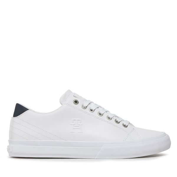 Tommy Hilfiger Tenisice Tommy Hilfiger Th Hi Vulc Street Low Lth Ess FM0FM04896 Bijela