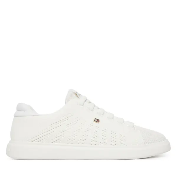 Tommy Hilfiger Tenisice Tommy Hilfiger Th Icon Light Knit Sneaker FW0FW09401 Bijela
