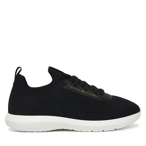 Tommy Hilfiger Tenisice Tommy Hilfiger Th Knit Extralight Runner FW0FW09112 Crna