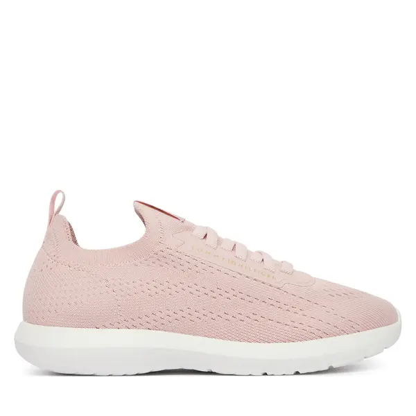 Tommy Hilfiger Tenisice Tommy Hilfiger Th Knit Extralight Runner FW0FW09112 Svijetlo bež