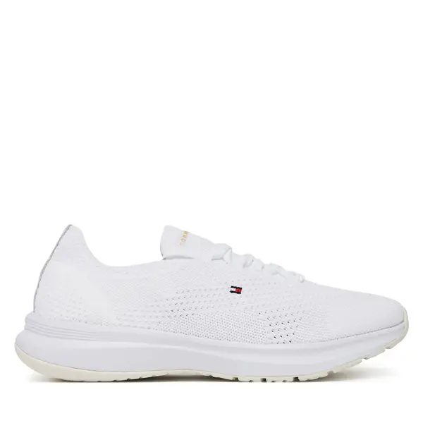 Tommy Hilfiger Tenisice Tommy Hilfiger Th Knit Runner FW0FW08813 Bijela