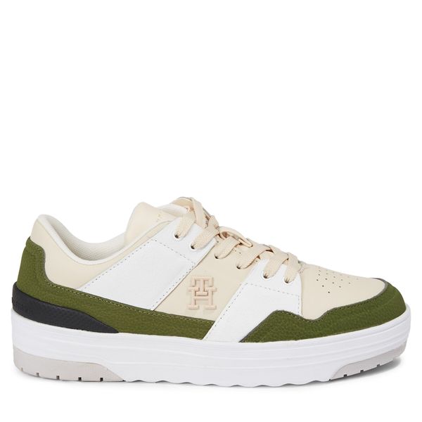 Tommy Hilfiger Tenisice Tommy Hilfiger Th Lo Basket Sneaker FW0FW07309 Sugarcane AA8