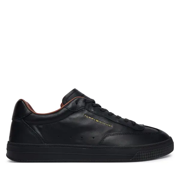 Tommy Hilfiger Tenisice Tommy Hilfiger Th Lo Lux Lth Sneaker FM0FM05996 Crna