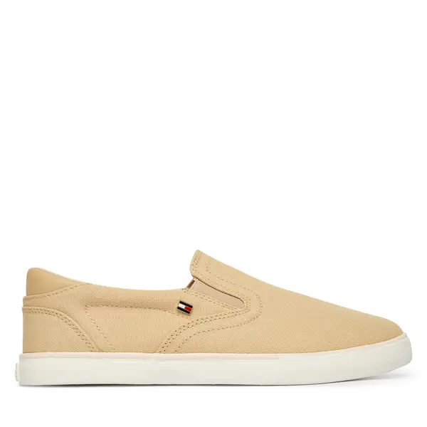 Tommy Hilfiger Tenisice Tommy Hilfiger Th Low Profile Slip On FW0FW09103 Bež