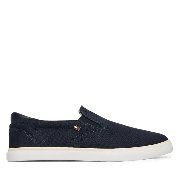 Tommy Hilfiger Tenisice Tommy Hilfiger Th Low Profile Slip On FW0FW09103 Tamnoplava