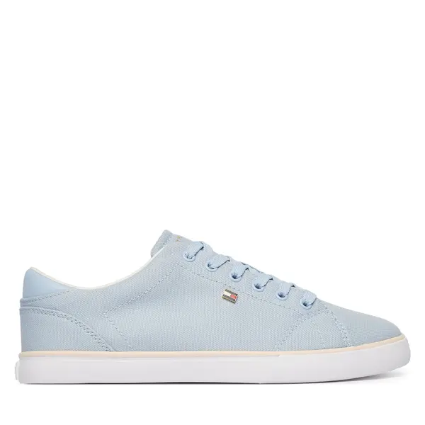 Tommy Hilfiger Tenisice Tommy Hilfiger Th Low Profile Vulc Canvas FW0FW09102 Svijetloplava