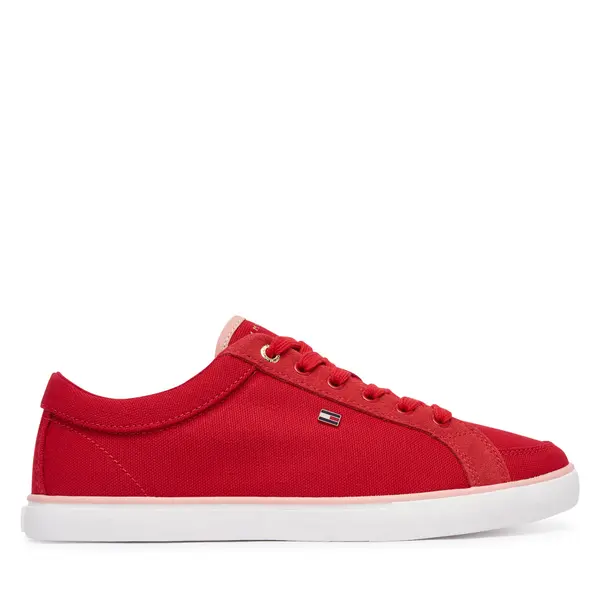 Tommy Hilfiger Tenisice Tommy Hilfiger Th Low Vulc FW0FW09390 Crvena