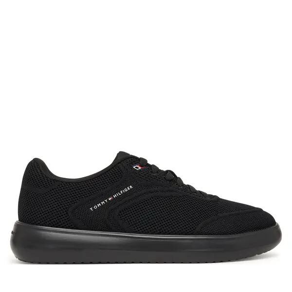 Tommy Hilfiger Tenisice Tommy Hilfiger Th Modern Lightcup Knit FM0FM05886 Crna