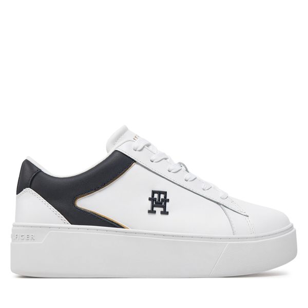 Tommy Hilfiger Tenisice Tommy Hilfiger Th Platform Court Sneaker FW0FW07910 Bijela