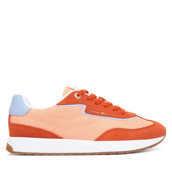 Tommy Hilfiger Tenisice Tommy Hilfiger Th Retro Runner Mix FW0FW09410 Narančasta