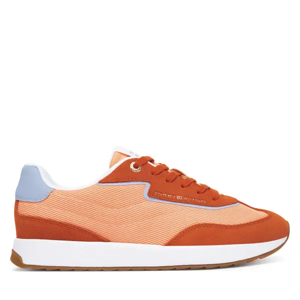 Tommy Hilfiger Tenisice Tommy Hilfiger Th Retro Runner Mix FW0FW09410 Narančasta