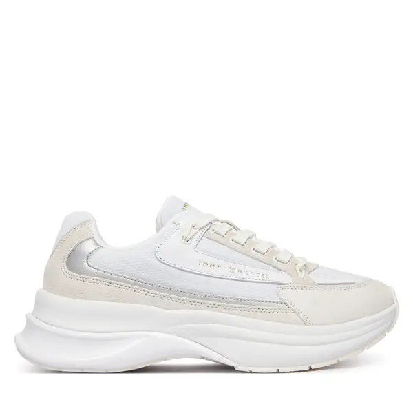 Tommy Hilfiger Tenisice Tommy Hilfiger Th Sporty Chic Runner FW0FW09187 Bijela