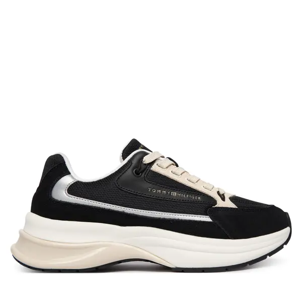 Tommy Hilfiger Tenisice Tommy Hilfiger Th Sporty Chic Runner FW0FW09187 Crna