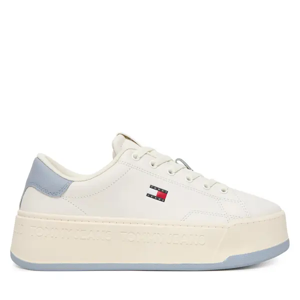 Tommy Hilfiger Tenisice Tommy Hilfiger Tjw Script Cupsole Flatform EN0EN02961 Écru