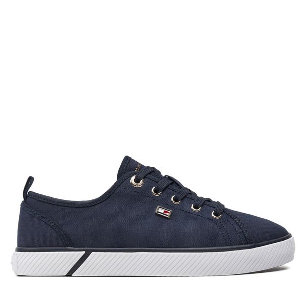 Tommy Hilfiger Tenisice Tommy Hilfiger Vulc Canvas Sneaker FW0FW08063 Tamnoplava