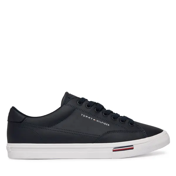 Tommy Hilfiger Tenisice Tommy Hilfiger Vulc Core Rwb Long Lace Lth FM0FM05814 Tamnoplava