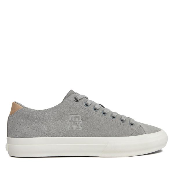 Tommy Hilfiger Tenisice Tommy Hilfiger Vulc Street Low Suede FM0FM04590 Antique Silver PRT