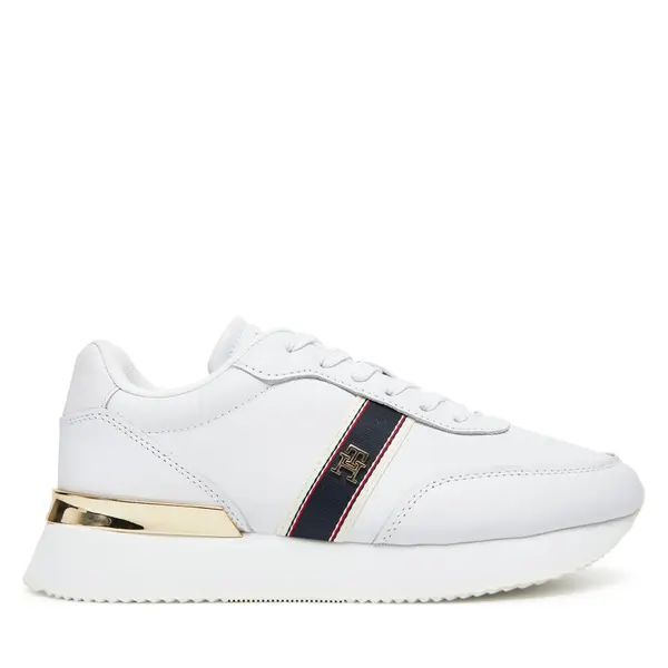 Tommy Hilfiger Tenisice Tommy Hilfiger Webbing Runner FW0FW08904 Bijela