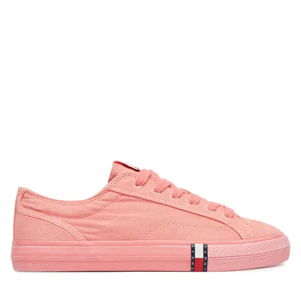 Tommy Jeans Tenisice Tommy Jeans Archive Vulc Y2K Washed Canvas EN0EN02957 Ružičasta