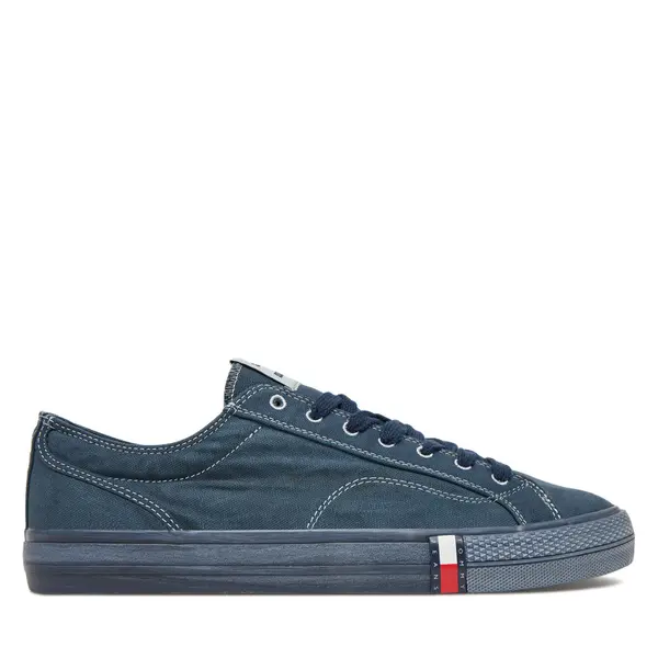 Tommy Jeans Tenisice Tommy Jeans Archive Vulc. Y2K Washed Canvas EM0EM01720 Tamnoplava