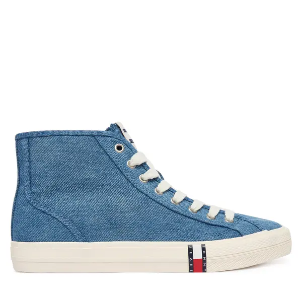 Tommy Jeans Tenisice Tommy Jeans Archive Y2K Denim Mid Cut EN0EN03075 Plava