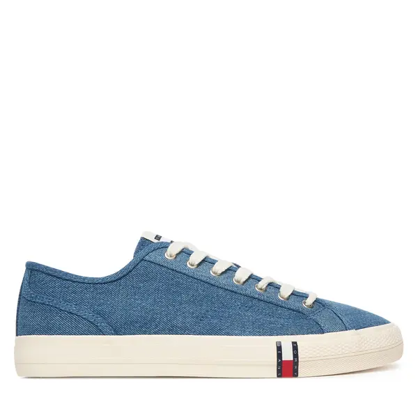 Tommy Jeans Tenisice Tommy Jeans Archive Y2K Lace Up Denim EM0EM01751 Plava