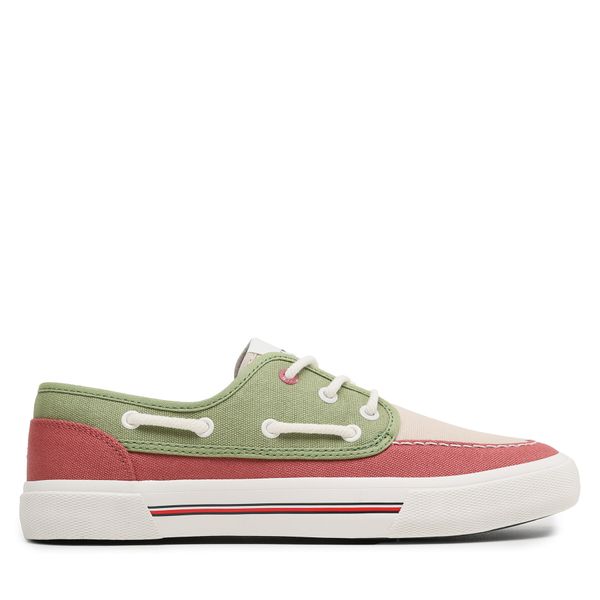 Tommy Jeans Tenisice Tommy Jeans Core Boat Shoe Canvas FM0FM04510 Dockside Red XLS