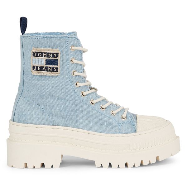 Tommy Jeans Tenisice Tommy Jeans Foxing Denim Boot EN0EN02348 Plava