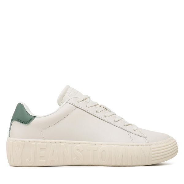 Tommy Jeans Tenisice Tommy Jeans Leather Outsole EM0EM01213 Ivory YBI