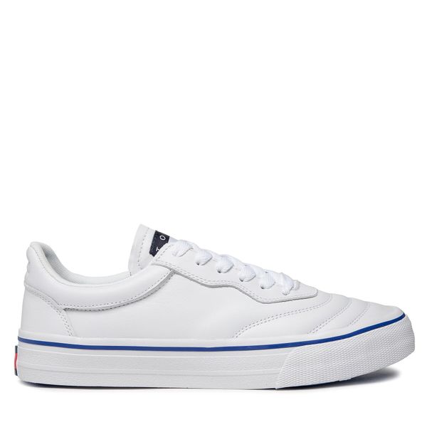 Tommy Jeans Tenisice Tommy Jeans Leather Soccer Vulc EM0EM01026 White YBR