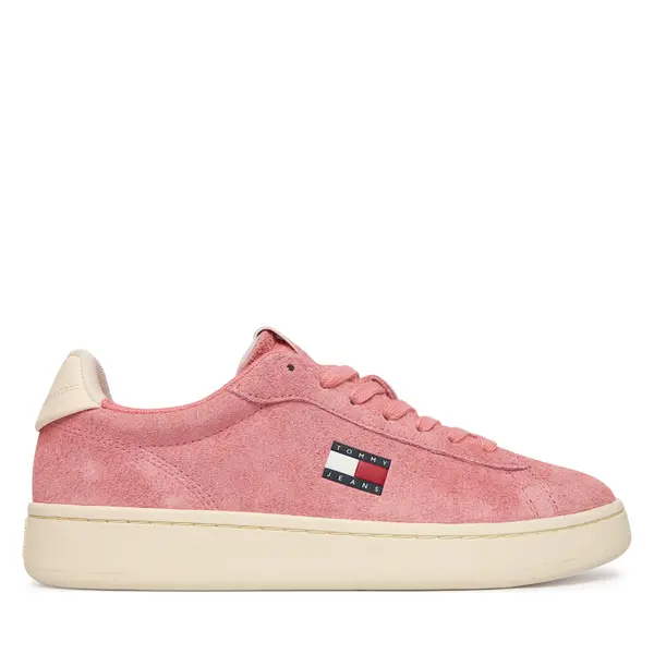 Tommy Jeans Tenisice Tommy Jeans Logo Suede Archive EN02985 Ružičasta
