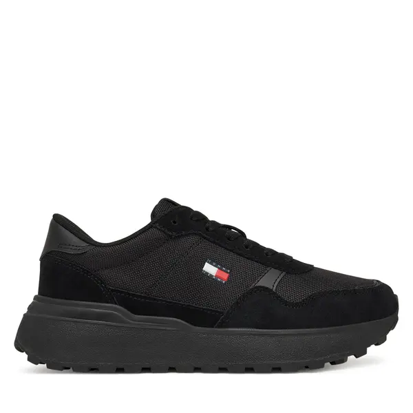 Tommy Jeans Tenisice Tommy Jeans Modern Runner Mix EN0EN03100 Crna