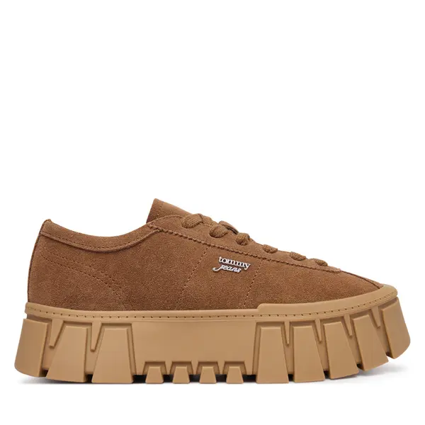 Tommy Jeans Tenisice Tommy Jeans Platform Sneaker EN0EN03132 Smeđa