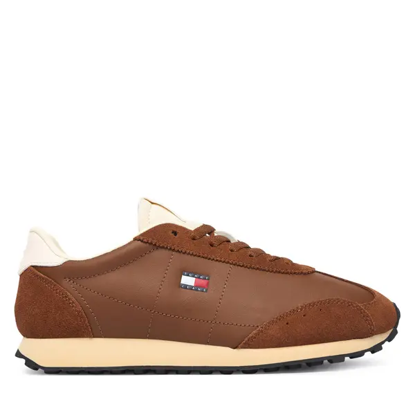 Tommy Jeans Tenisice Tommy Jeans Retro Runner Archive Ltr EN0EN03097 Smeđa